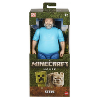 A Minecraft Movie - Steve (Jack Black) - Action Figure - 12"