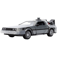 Back to the Future - DeLorean Time Machine with Truck Box 1:24 Scale Die-Cast Collectible Vehicle (SDCC 2025 Exclusive)