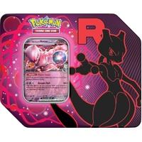 Pokemon - Team Rocket Tin TCG  Mewtwo