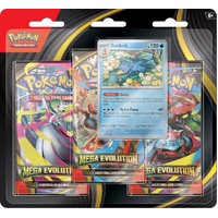 Pokemon Cards - Golduck - Mega Evolutions - Three Booster Blister