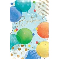 Greeting Card - Happy Birthday - Balloons
