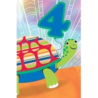 Greeting Card - Who's 4 - Turtle