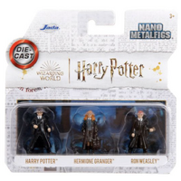 Harry Potter - Harry, Hermione & Ron - 3 Pack - Nano Metalfigs