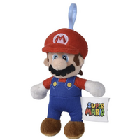 Super Mario - It's a Me - Mario - 13cm - Plush Keyring/Clip