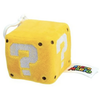 Super Mario - Question Block - Plush Bag Clip - 8cm