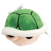 Super Mario - Green Shell - Plush Bag Clip - 9cm