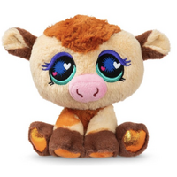 Littlest Pet Shop - Moo Moo Cow - Beanies Plush - Series 1