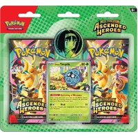 Pokemon Cards - Erika’s Tangela - Mega Evolution - Ascended Heroes Collection - 2 Pack Blister
