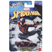 Hot Wheels - Marvel Spider-Man - Miles Morales Rogue Hog - Silver Series - 1:64 Scale - Diecast Vehicle