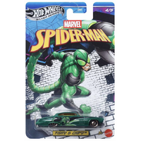 Hot Wheels - Marvel Spider-Man - Scorpion Fish'd & Chip'd - Silver Series - 1:64 Scale - Diecast Vehicle