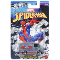 Hot Wheels - Marvel Spider-Man - Peter Parker Combat Medic - Silver Series - 1:64 Scale - Diecast Vehicle