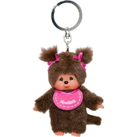 Monchhichi - Girl - Pink - Classic Keychain