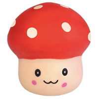 Smoosho’s - Red - Mushroom Squeeze Toy