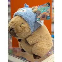 Capybara - Blue - Cuddly Plush - With Headwear