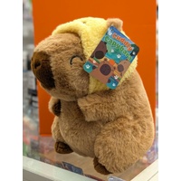 Capybara - Yellow - Cuddly Plush - With Headwear