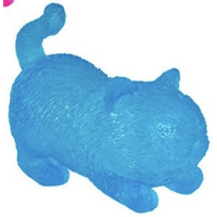 Smoosho's - Blue - Super Squeeze Cat - Glow In The Dark