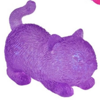 Smoosho's - Purple - Super Squeeze Cat - Glow In The Dark