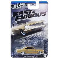 Fast and Furious - 1966 Chevy Nova - Hot Wheels - Silver Series - Racing Course