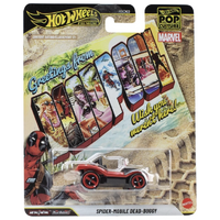 Hot Wheels - Marvel Deadpool Spider-Mobile Dead-Buggy - Diecast Vehicle - Premium Pop Culture