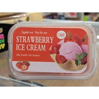 Squishy - Strawberry Ice Cream Cake - Slow Rise - 9cm x 3cm x 5cm