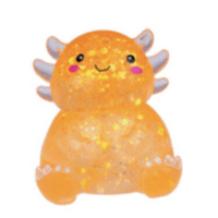 Smooshos - Orange - Super Squeeze - Glitter Axolotl