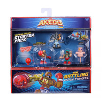 Akedo - Mini Battling Action Figures Starter Pack - Legendary Punch Attack