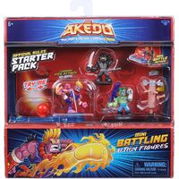 Akedo - Mini Battling Action Figures Starter Pack - Legendary Kick Attack