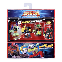 ‎ Akedo - Mini Battling Action Figures - 4-pack
