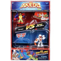 ‎ Akedo - Versus Pack - Mini Battling Action Figures 2-pack - Tailwhip VS. White Wraith