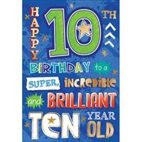 Birthday Wishes "10" Card