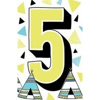 Happy Birthday - Turning FIVE - boy