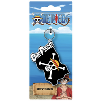One Piece - Straw Hat Pirates Flag - PVC Keychain