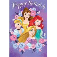 Birthday Card - Happy Birthday - Disney Princess