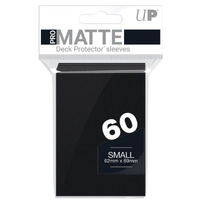 Ultra.Pro - Matte - Black- Small - 60 Count - Yu-Gi-Oh Sized 