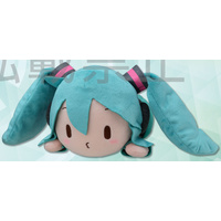 SEGA - Hatsune Miku Series - SP Nesoberi Lay-Down Plush - Mouth Closed
