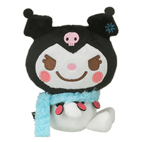 SEGA Yurukawa SANRIO Friendship Scarf Plush Toy - Kuromi