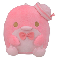 SANRIO CHARACTERS Yurukawa Characters Happiness Pink Plush - Tuxedo Sam