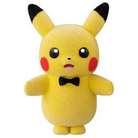Pokemon Pokemofu Doll Vol.4 (Pikachu with Bow Tie)