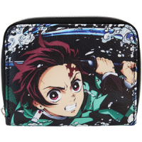 Demon Slayer - Tanjiro Kamado - 5" Faux Leather Zip-Around Wallet