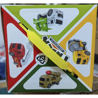 Emergency Vehicles - Pull back - 16 Piece