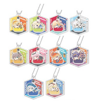 Purapura Acrylic Key Chain Hololive Hug Meets B (Sold Separately in Blind-Pack)