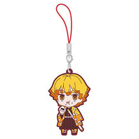 Demon Slayer: Kimetsu no Yaiba – Metsu! Capsule Rubber Mascot 2 - Zenitsu eating Onigiri