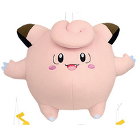 Pokemon Big Coro and Round Plush Toy "Utau" - Clefairy
