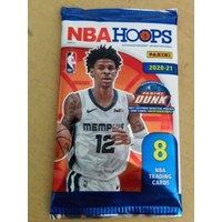 NBA Basketball - 2020-2021 Hoops - 8 Cards per Pack