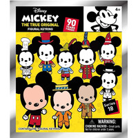 Disney Mickey's 90th Anniversary - 3D  Bag Clips - (Sold Separately)