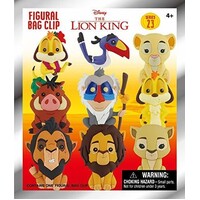 Disney The Lion King - Series 23  - 3D  Bag Clips - (Sold Separately)