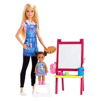 Barbie Careers - Art Teacher Playset - Blonde
