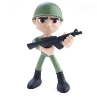 Action Bend-Deez - Bendable, Poseable - Soldier