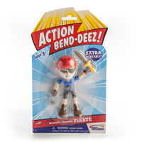 Action Bend-Deez - Bendable, Poseable - Pirate