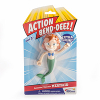 Action Bend-Deez - Bendable, Poseable - Mermaid